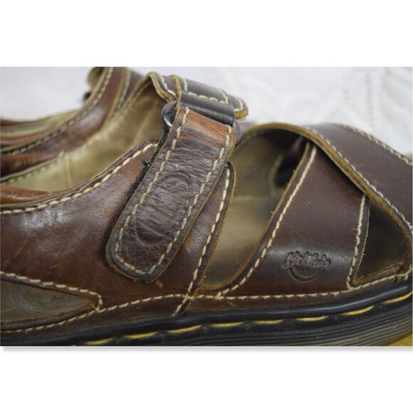 Dr. Martens Doc Marten Size 7 Mens Fisherman Leather Sandal VTG 90s Chunky 9076 main image 11